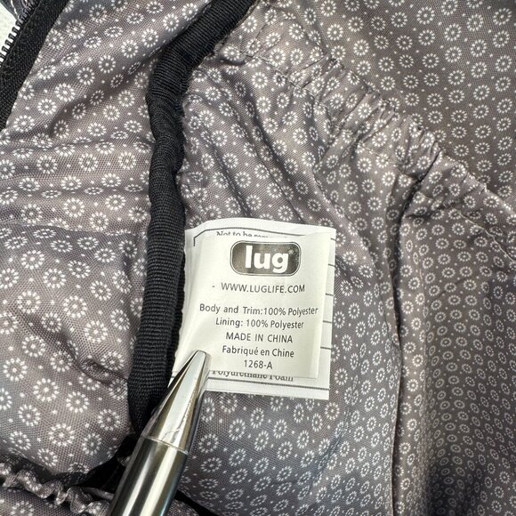 Lug Black and Gray Patterned Backpack - Picture 16 of 16